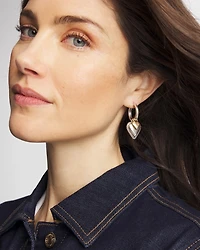 Heart Charm Earrings