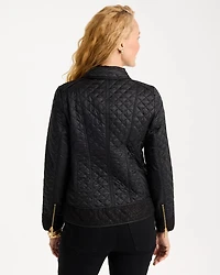 Quilted Long-Sleeve Jacket