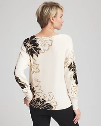 Ella Dolman Artisanal Pullover Sweater