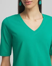 Elbow-Sleeve Perfect Tee