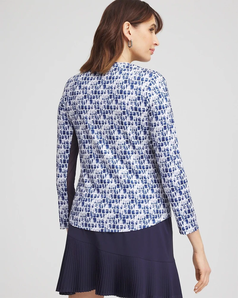 Zenergy® UPF Tile Long Sleeve Top