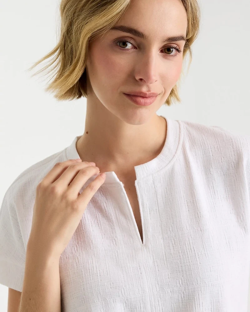 Zenergy® Crosshatch Knit Top