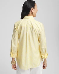 No Iron™ Golden Striped Shirt