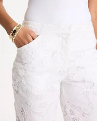 Lace Cropped Pants