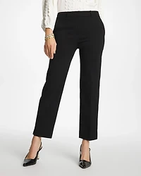 Emme Fly Front Straight Cropped Pants