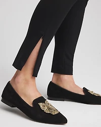 Juliet Slim Zip-Ankle Leggings