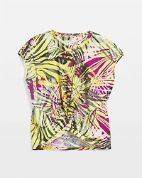 Palms Inverted Knot Front Tee