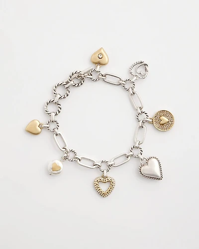 Heart Charm Bracelet