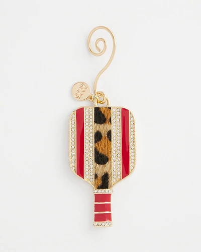 Sparkly Pickleball Ornament