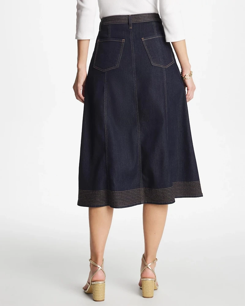 Trapunto Stitch Skirt