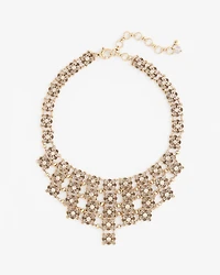 Sparkle Lace Bib Necklace
