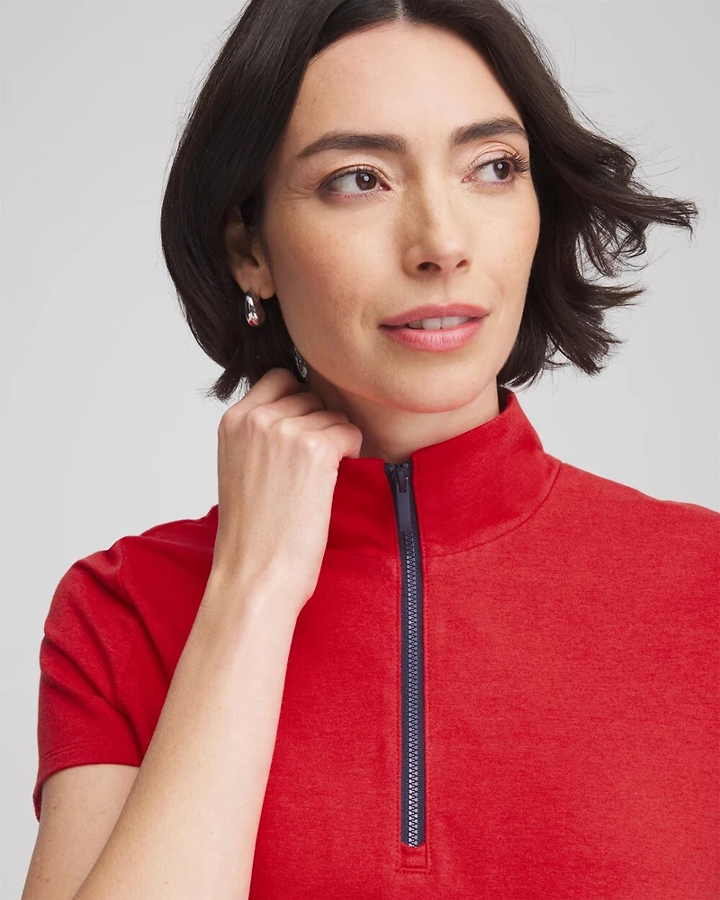 Zenergy® UPF Half-Zip Dress