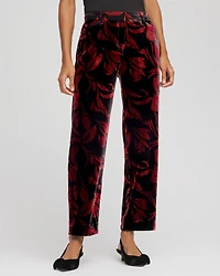 Velvet Rose Slim Ankle Pants