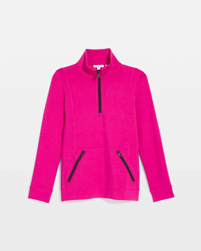 Zenergy® Soft Contrast Half Zip Pullover