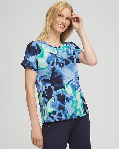 Zenergy® Foliage Print Tee
