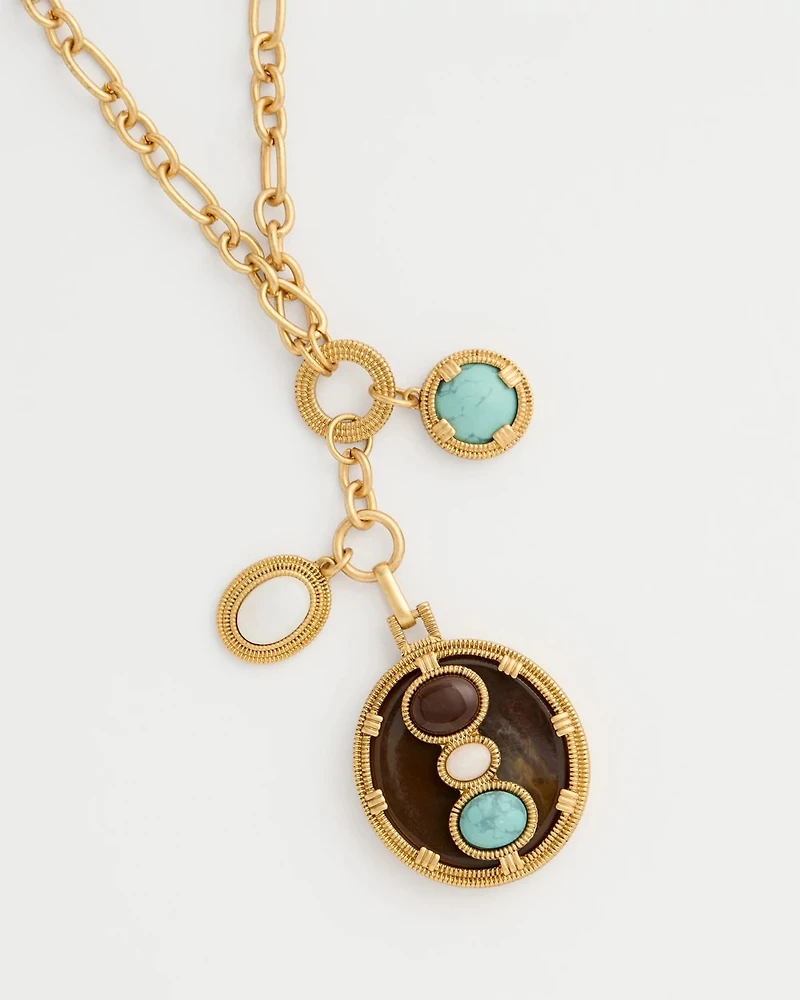 Convertible Pendant Toggle Necklace