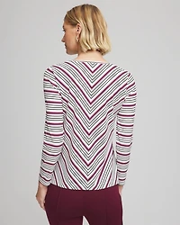 Zenergy® Soft Brushed Striped Top