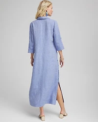 Maxi Linen Shirtdress