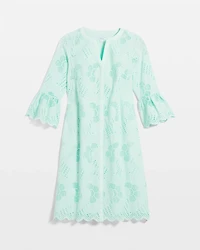 Eyelet Cotton Voile Dress