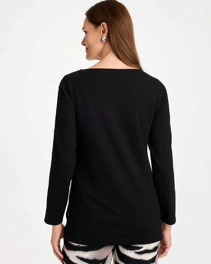 Ponte Cotton Button Tunic