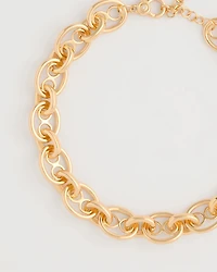 Mariner Goldtone Link Necklace