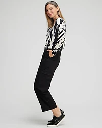 Poplin Cropped Pants