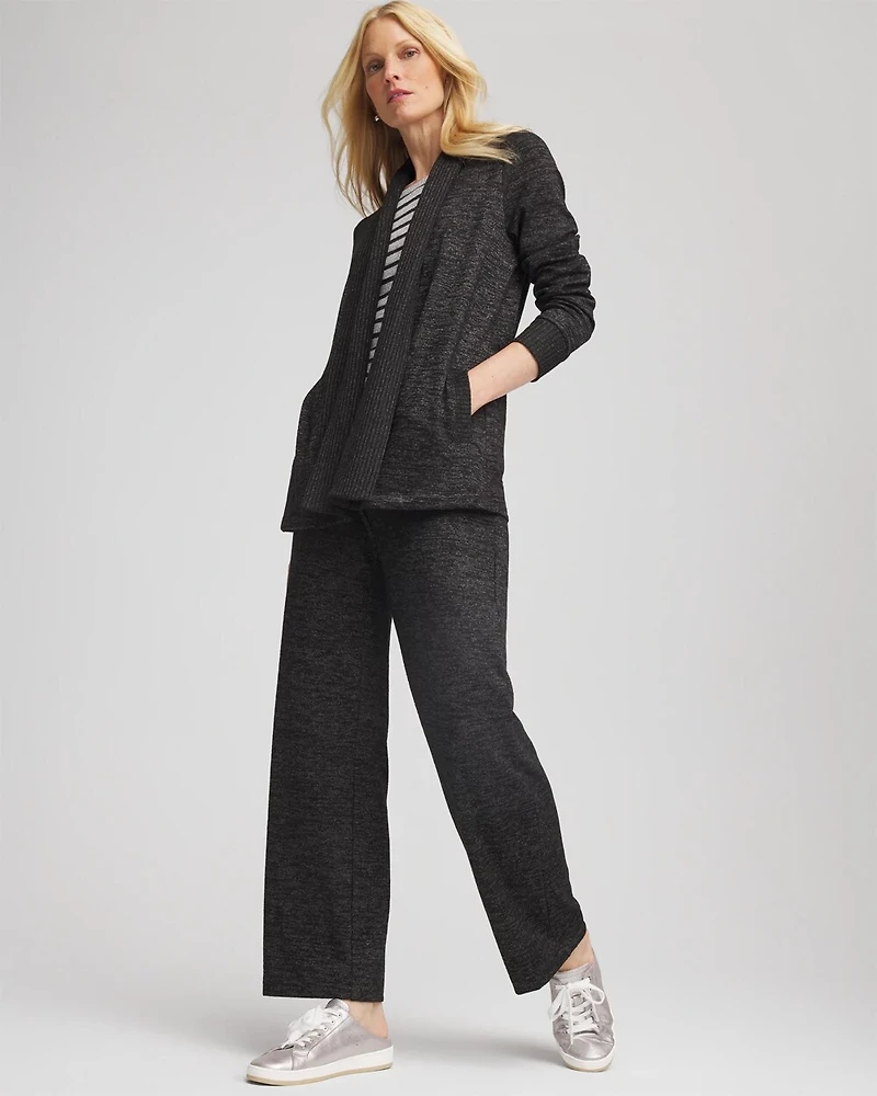 Zenergy® Rib-Trim Long Cardigan