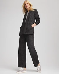 Zenergy® Rib-Trim Long Cardigan