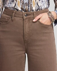 So Slimming® High Rise Wide Leg Jeans