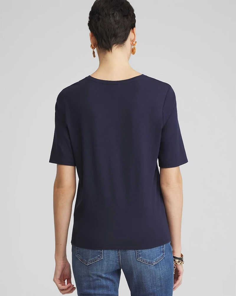 Tie-Front Top