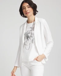Slub Knit Blazer