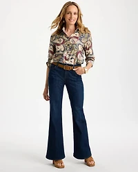 Paisley No Iron™ Stretch Shirt
