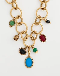 Charm Link Pendant Necklace