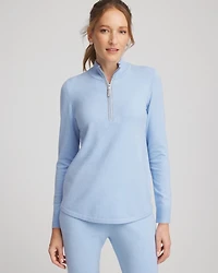 Zenergy® Luxe Half-Zip Pullover Top