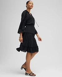 Ruffle Bell Sleeve Dress