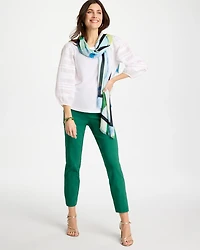 Pintuck Puff Sleeve Tee