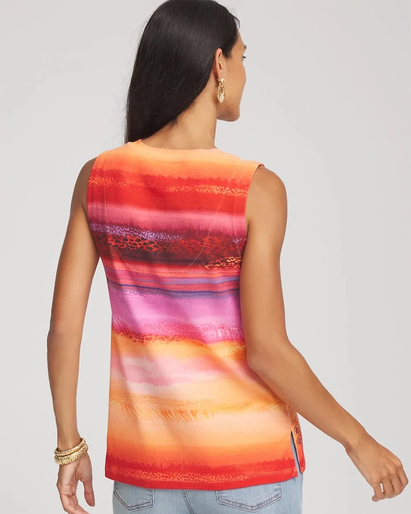 Rio Sunset Sleeveless Tank