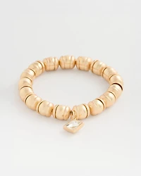 Goldtone Round Charm Bracelet