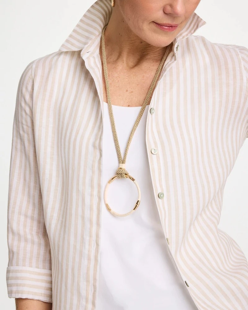 Large Open Pendant Necklace