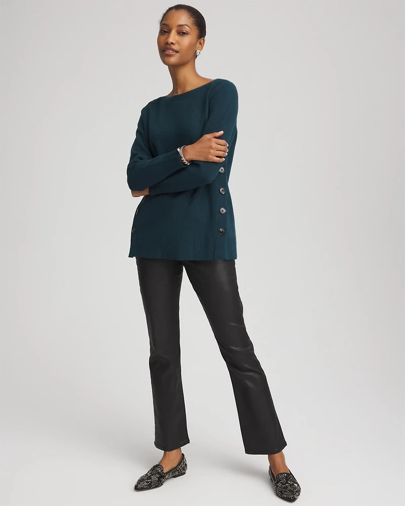 Button Tunic Sweater