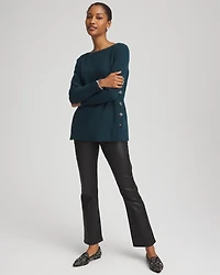 Button Tunic Sweater