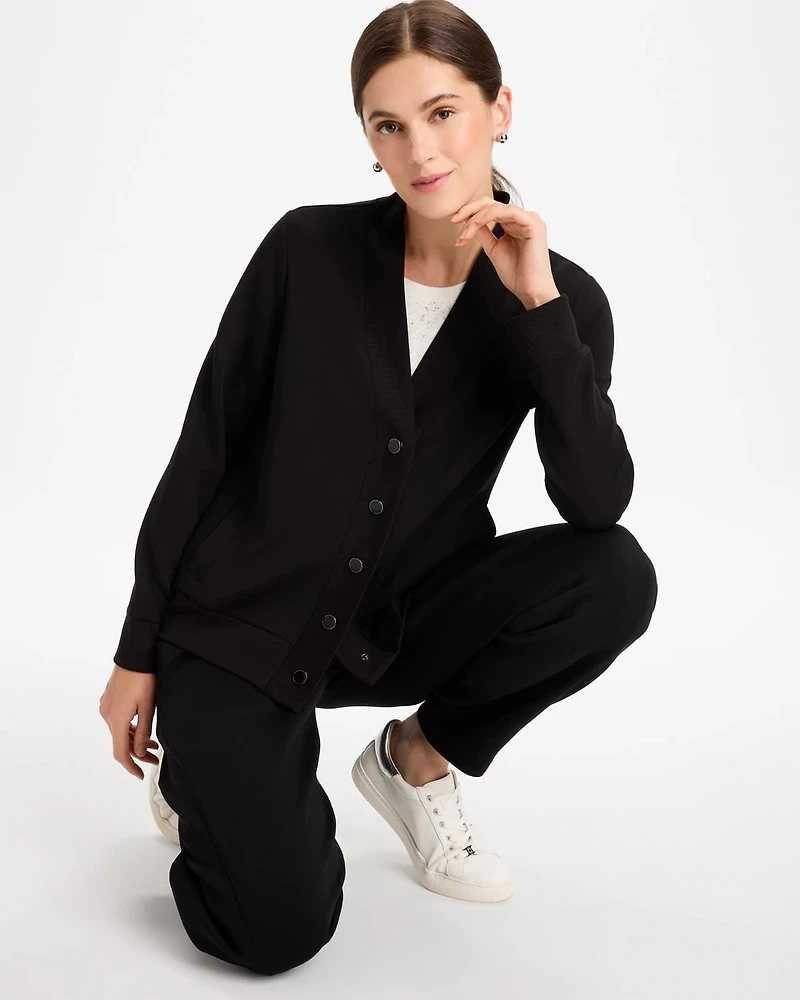 Zenergy® Soft Rib Detail Cardigan
