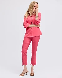 Embroidered Brigitte™ Slim Crop Pant