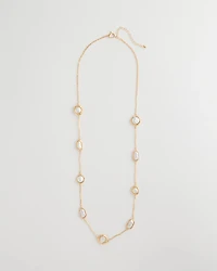 Siren Faux Pearl Long Necklace