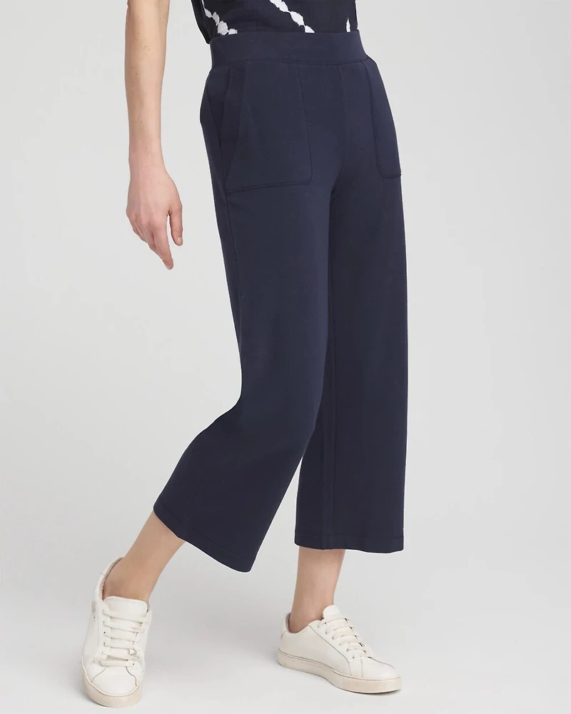Zenergy® French Terry Wide Leg Crops