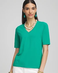 Elbow-Sleeve Perfect Tee