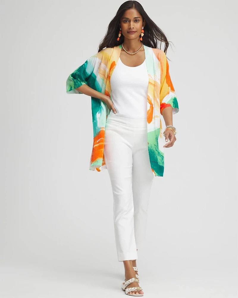 Summer Romance Fans Midi Cardigan