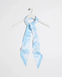 Palm Tie-Dye Skinny Scarf