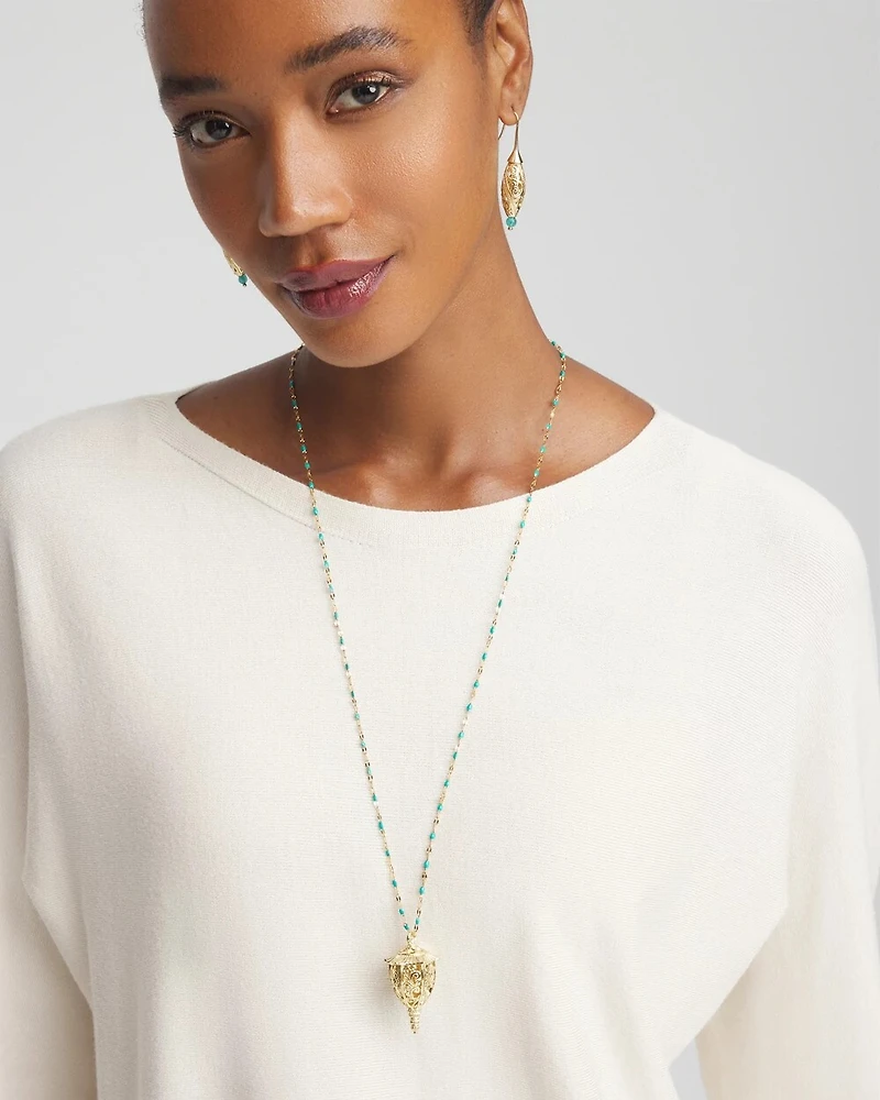 Lantern Pendant Necklace
