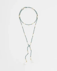 Beaded Lariat Necklace